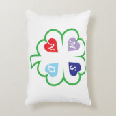 クローバー(ハート) アクセントクッション (正面(垂直))
