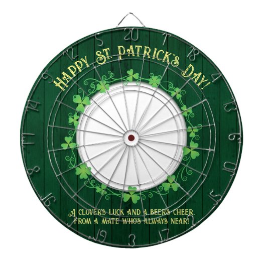 クローバー&ビールの仲間 ダーツボード (正面)