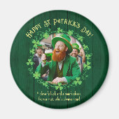 クローバー&ビールの仲間 マグネット (正面)