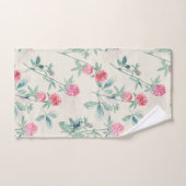 クローバー、ベージュのシャムロック。 バスタオルセット (ハンドタオル)