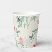 クローバー、ベージュのシャムロック。 紙コップ (右)