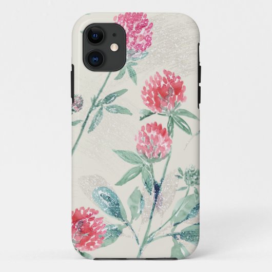 クローバー、ベージュのシャムロック。 Case-Mate iPhoneケース (裏面)