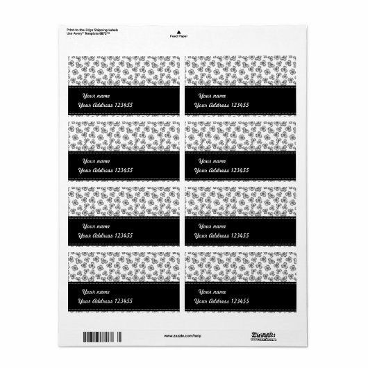 クローバー ラベル (フルシート)