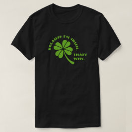 クローバー（明るい） – 私はアイルランド人 Tシャツ