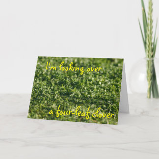 クローバーSt Patカードに見ること カード