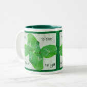 クローバーSt patty's dayマグ ツートーンマグカップ (正面左)