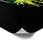 クローバ色彩の鮮やかーポスター ポスター (角)