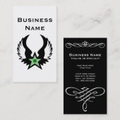 クローバ飛んでいるー 名刺 (正面/裏面)