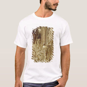 クロービスは彼の盾を続けていきました Tシャツ