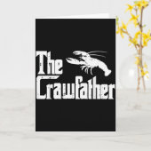 クローファザー クローファザー 面白いカニのパロディ お父さん パパ カード (黄色い花)