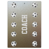 クローフェイクム、サッカーコーチ、名前、 クリップボード (裏面)