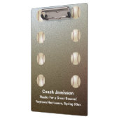 クローフェイクム、野球コーチありがとうお名前。 クリップボード (左)