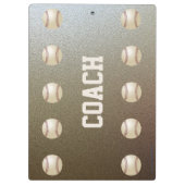 クローフェイクム、野球コーチありがとうお名前。 クリップボード (裏面)