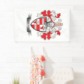 クローフォードの家紋の紋章付き外衣 横断幕 (インサイチュ)