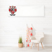 クローフォードの家紋の紋章付き外衣 横断幕 (インサイチュ)