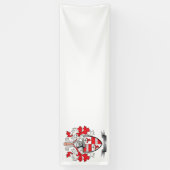 クローフォードの家紋の紋章付き外衣 横断幕 (縦)