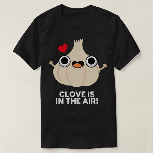 クローブは空気にかわいいニンニクプリン Tシャツ (デザイン正面)