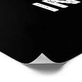 クローブは空気にんにくおもしろいんプンダークBG ポスター (角)