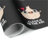 クローブは空気にんにくおもしろいんプンダークBG ラッピングペーパー (ロールコーナー)