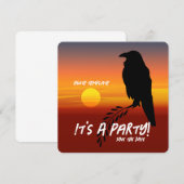 クローブ党 サンセット ラヴェン 招待状 (正面/裏面)