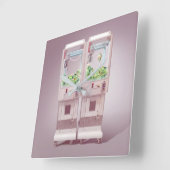 クローマシン スクエア壁時計 (傾斜)