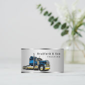 クロームお洒落輸送セミトラック会社 名刺 (スタンド正面)