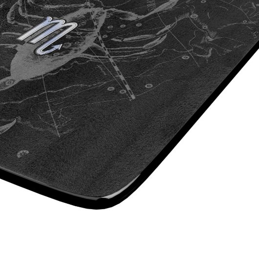 クロームのような蠍座〔占星術の〕十二宮図Hevelius 1690 カッティングボード (角)