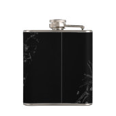 クロームのような蠍座〔占星術の〕十二宮図Hevelius 1690 フラスク (裏面)