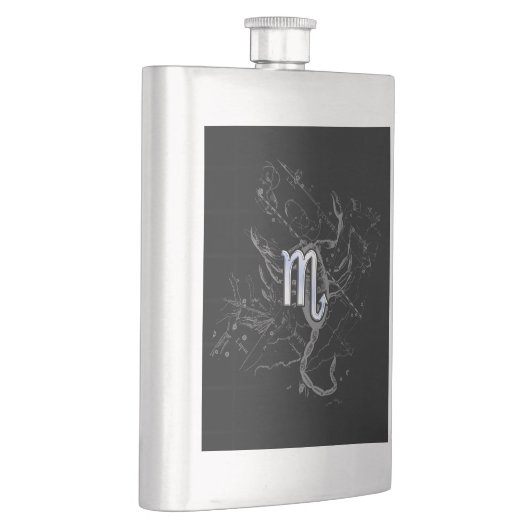 クロームのような蠍座〔占星術の〕十二宮図Hevelius 1690 フラスク (右)