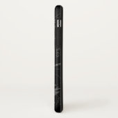 クロームのような《星座》乙女座〔占星術の〕十二宮図サインオンブラックヘベリウス Case-Mate iPhoneケース (裏面/左)