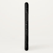 クロームのような《星座》乙女座〔占星術の〕十二宮図サインオンブラックヘベリウス Case-Mate iPhoneケース (裏面/右)