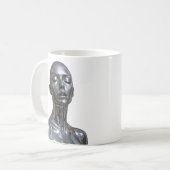 クロームの静寂 コーヒーマグカップ (正面左)