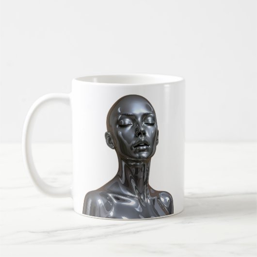 クロームの静寂 コーヒーマグカップ (左)