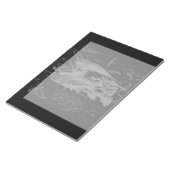 クロームは《星座》乙女座〔占星術の〕十二宮図Heveliusのサイン ノートパッド (アングル)