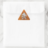 クロームシルバーパイレーツオンチークベニアデコール 三角形シール (バッグ)