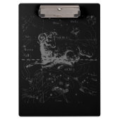 クロームスタイルアリ〔占星術の〕十二宮図サインオンヘベリウス クリップボード (正面)