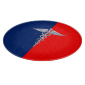 クロームスタイルカドゥセウス医療シンボルリーグ カッティングボード (角)