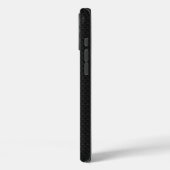 クロームスタイルドラゴンオンブラックスネークスキンプリント Case-Mate iPhoneケース (裏面 / 左)