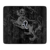 クロームスタイルレオ〔占星術の〕十二宮図サインオンヘベリウス カッティングボード (正面)