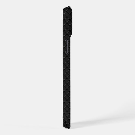 クロームスタイル山羊座サインオンスネークスキンデコ iPhoneケース (右側面)