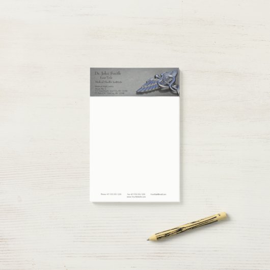 クロームプロフェッショナルメディカルカドゥセウス投稿®注 ポストイット (デスク上)