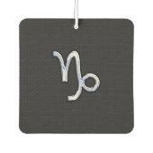 クロームモダンのような山羊座サインオンスネークスタイル カーエアーフレッシュナー (正面)