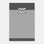 クロームモダンライクAquarius〔占星術の〕十二宮図スネーク ポストイット (正面)