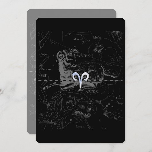 クロームライクアリー〔占星術の〕十二宮図サインヴィンテージヘベリウス (正面/裏面)