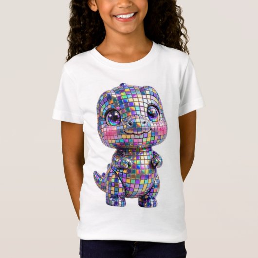 クローム恐竜  Tシャツ (正面)
