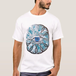クローム神秘の目デザイン Tシャツ