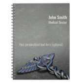 クローム プロフェッショナル メディカル カドゥケウス ノートブック (正面)