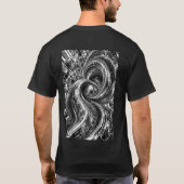 クローム ミクロ モザイク スパイラル Tシャツ (裏面)