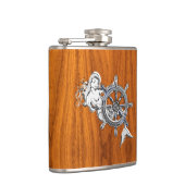 クローム メルメイド テークプリント フラスク (右)