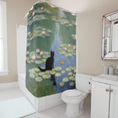 クローモネスイリキャットポンド シャワーカーテン (インサイチュ)